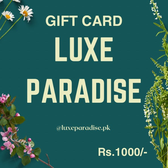 Luxe Paradise Gift Card