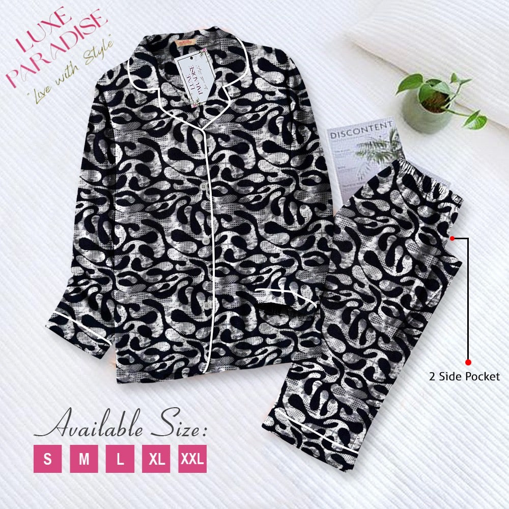 Printed Corals PJ Set