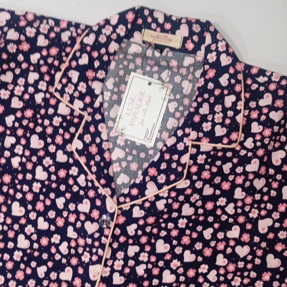 Queen Of Hearts - Multicolour PJ Set