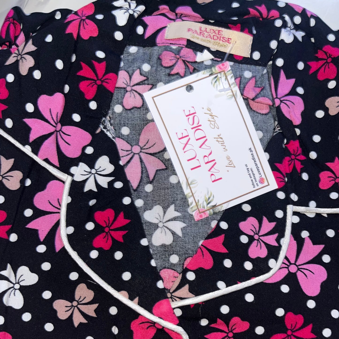 Bows PJ Set
