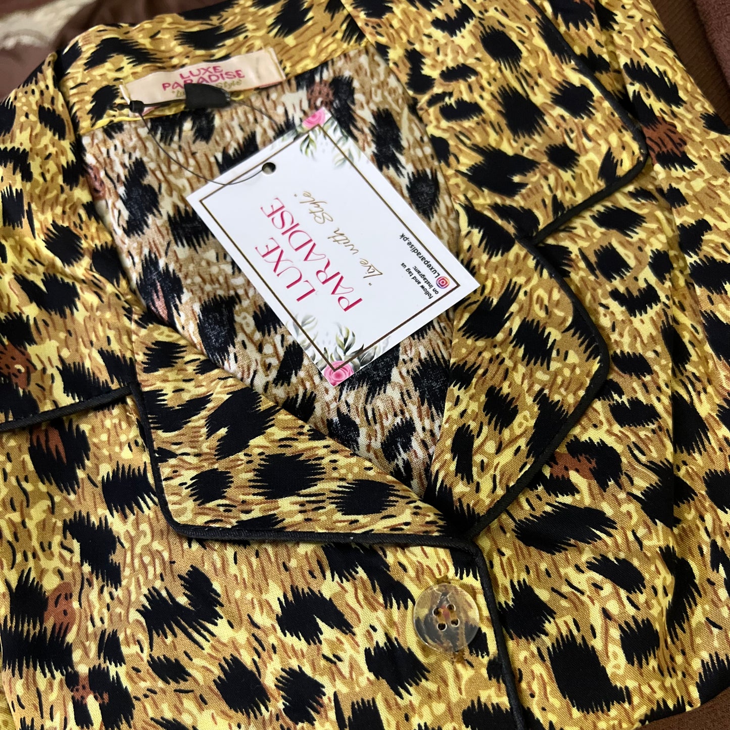 Cheetah PJ Set