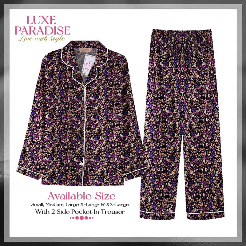 Speckled Multi Flowers PJ Set