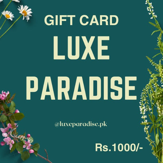 Luxe Paradise Gift Card