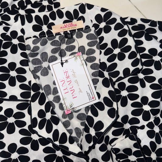 Moonlight Petals PJ Set