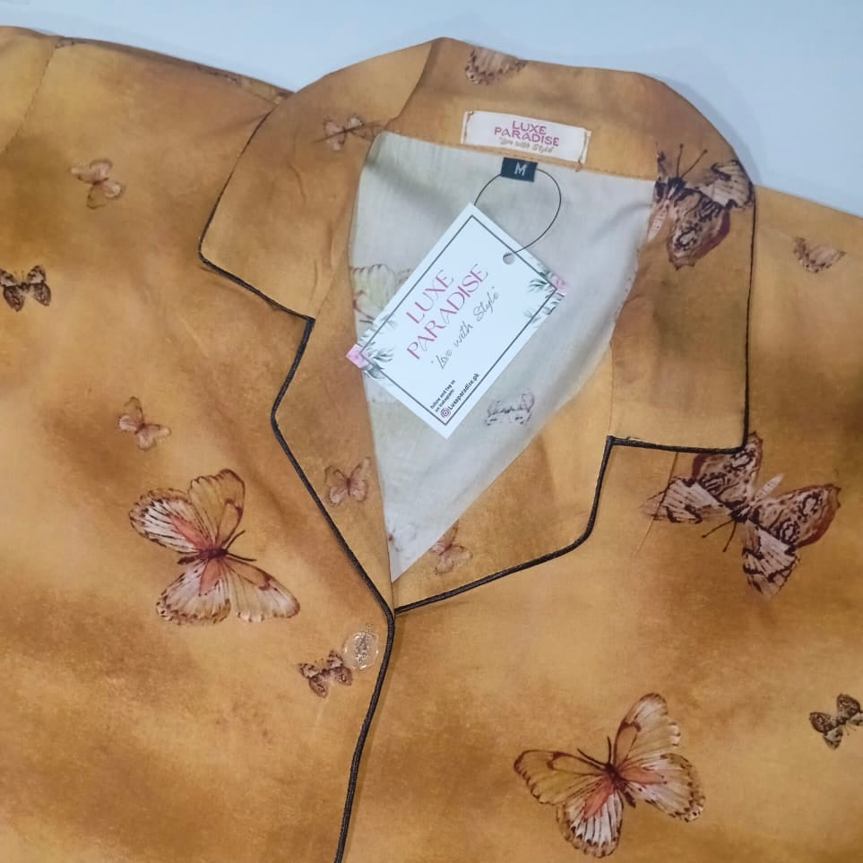 Bronze Butterflies PJ Set