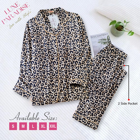 Cheetah PJ Set