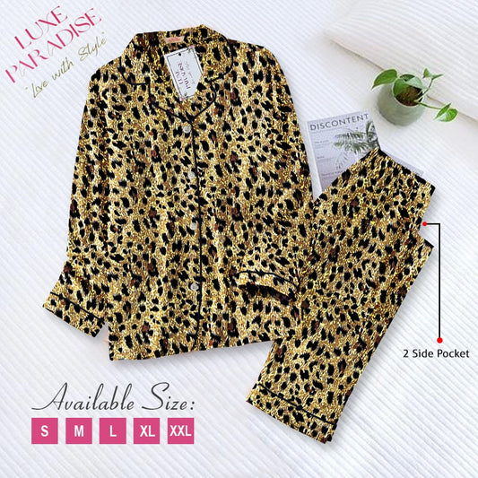 Cheetah PJ Set