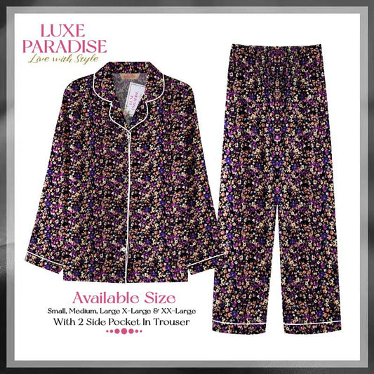 Speckled Multi Flowers PJ Set